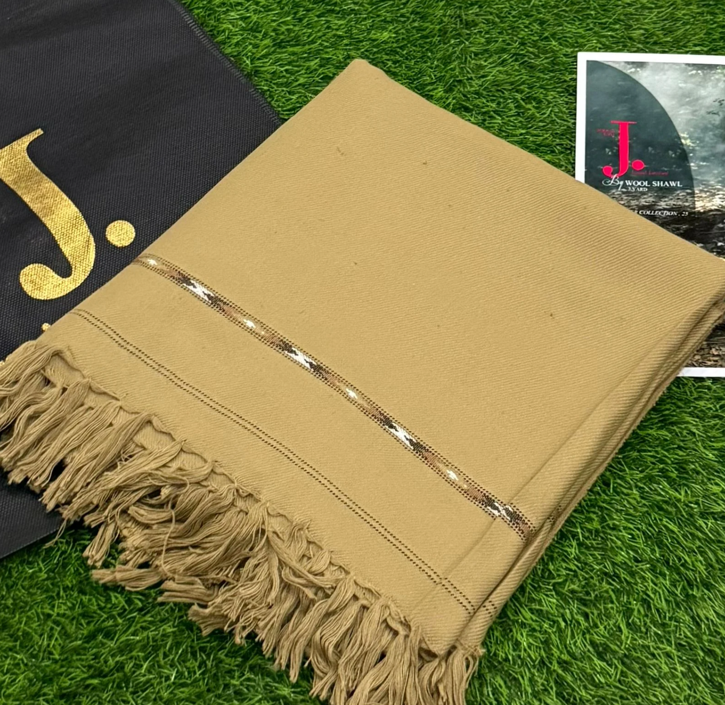Men's Winter Wool shawl-mustard 808